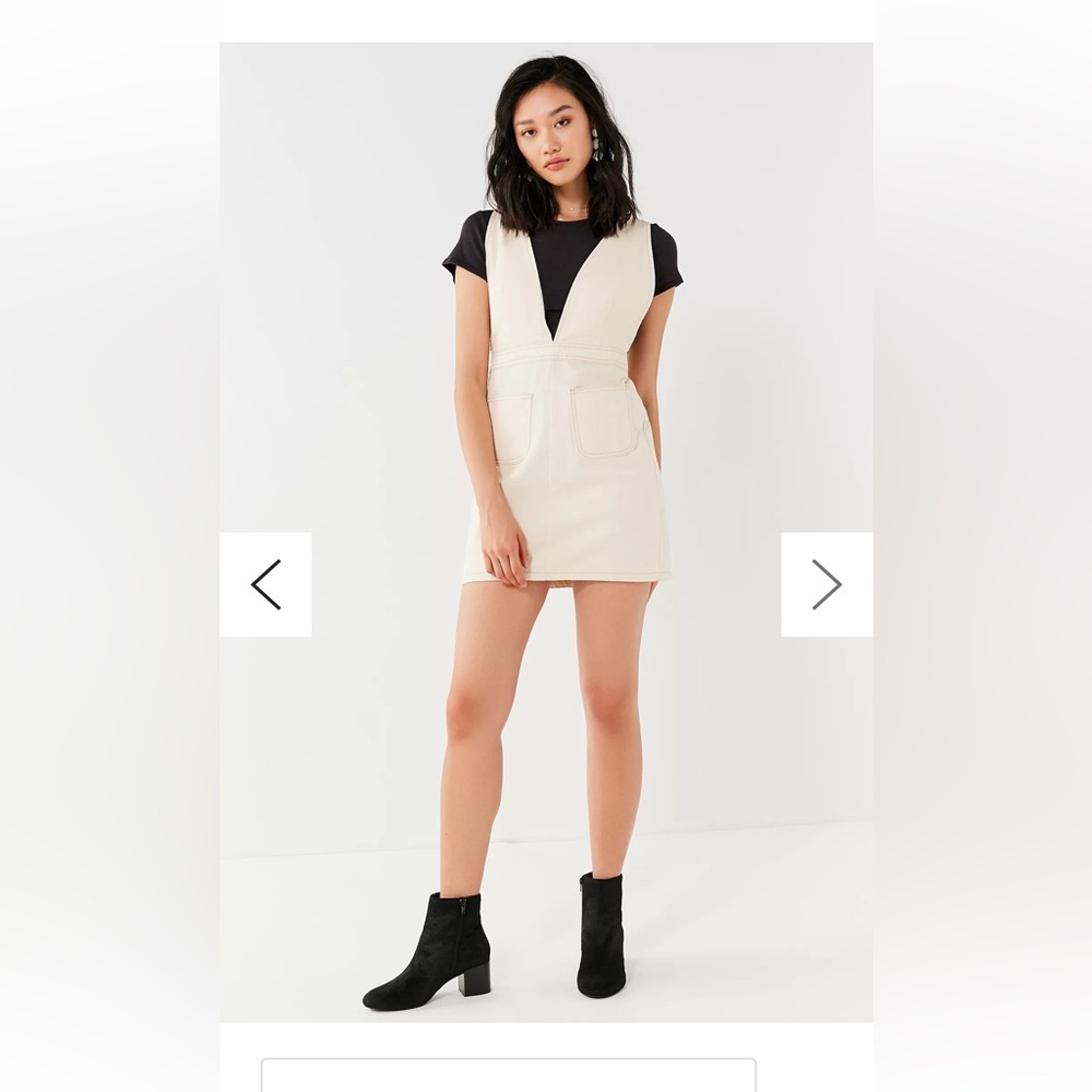 Urban Outfitters denim dress
v neck plungeline mini dress 2